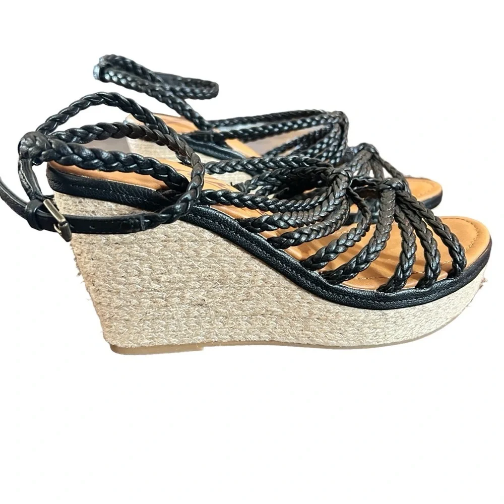 Zodiac Shana Espadrille Wedge Sandal Size 9